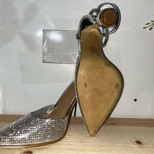 Elegant Silver Women's Heels